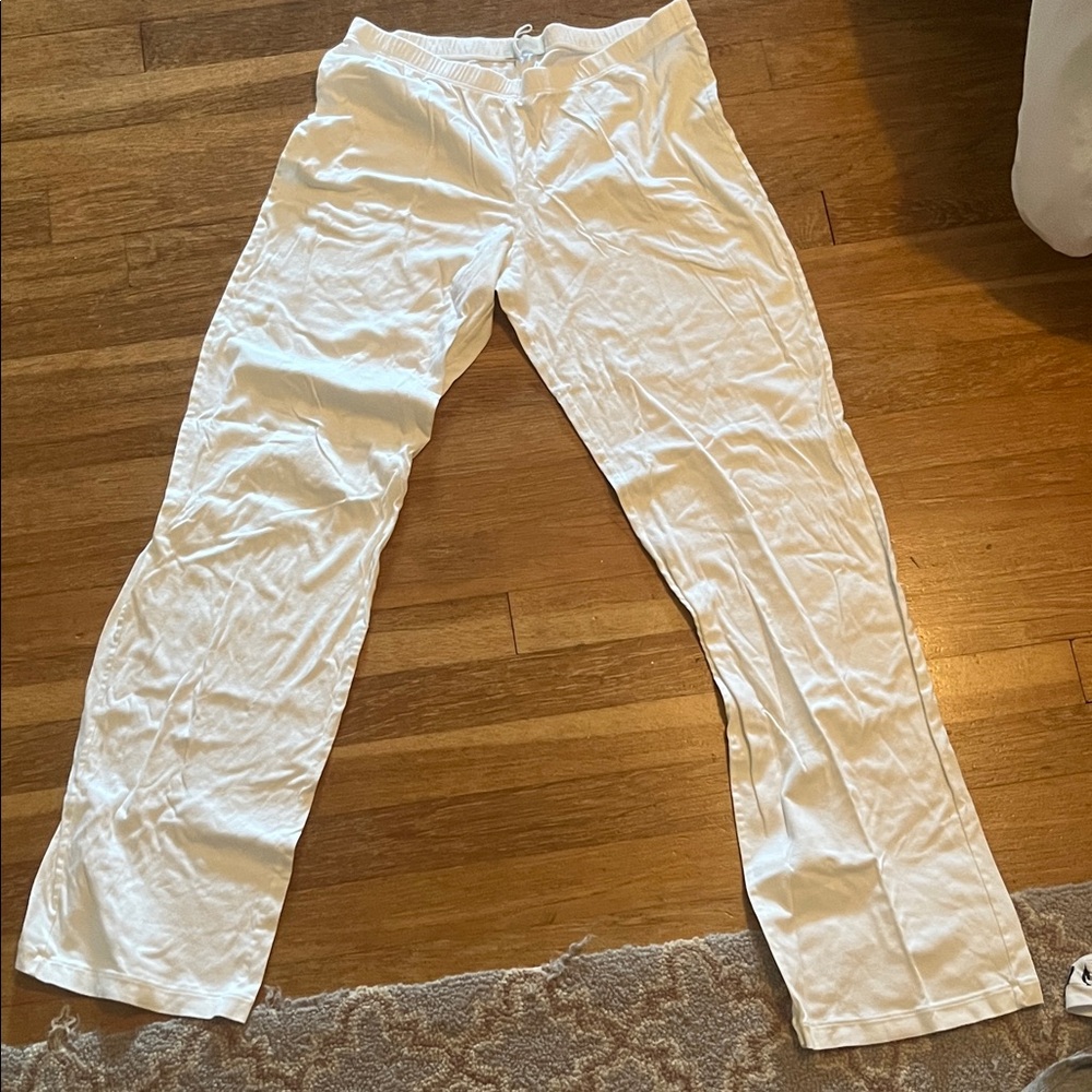 Hanro Soft White Lounge Pants